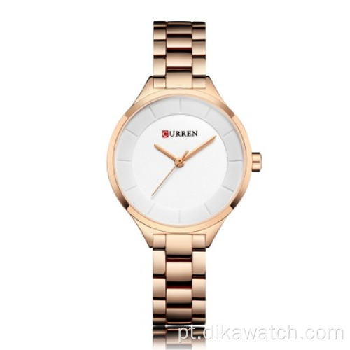 Curren 9015 ouro feminino relógio à prova d&#39;água relógios pulseira de quartzo relógios de pulso femininos casuais de preço
